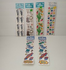 15 Vintage Frances Meyer FMI Sticker Packs Lot Unused Music People Wedding More
