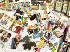 Partially Used Jolee’s, K & Company & More Stickers & Cardstock. PLEASE READ
