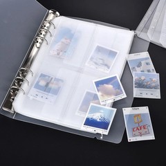 A5 Die Sticker Storage Book Binder Transparent Folders Bag DIY Photocard Stamp