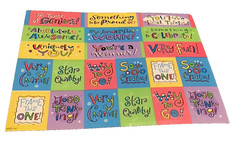 HUGE 6 x 8″ AMERICAN GREETINGS STICKERS SHEET ENCOURAGEMENT FOR KIDS