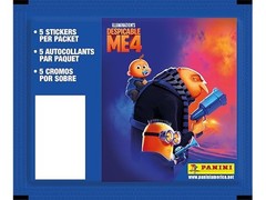 Panini Despicable Me 4 Mega Starter Pack, 1 Sticker Album + 25 Stickers, Yellow