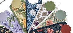 William Morris Inspired Tall Tags – Junk Journals Planners Scrapbooks Ephemera