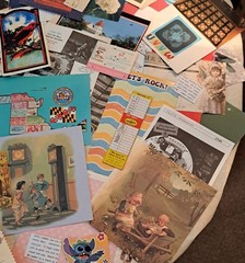 Large Junk Journal Ephemera Scrapbooking Lot Nice Mix 100+ Pieces