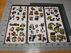 Vintage 1980s Prism Sparkle Unicorn Stickers BJ & More 100+ Lot of 12 Sheets NEW