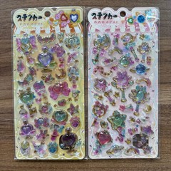 4Sheets Wand 3D Gem Stickers Twinkle Jewel Epoxy Stickers for Scrapbooking Journ