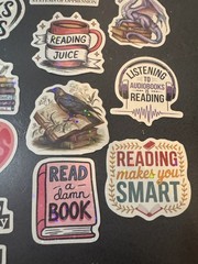 Lot Of 25 – Reading, Readers, Book Lovers Stickers – Free S&H