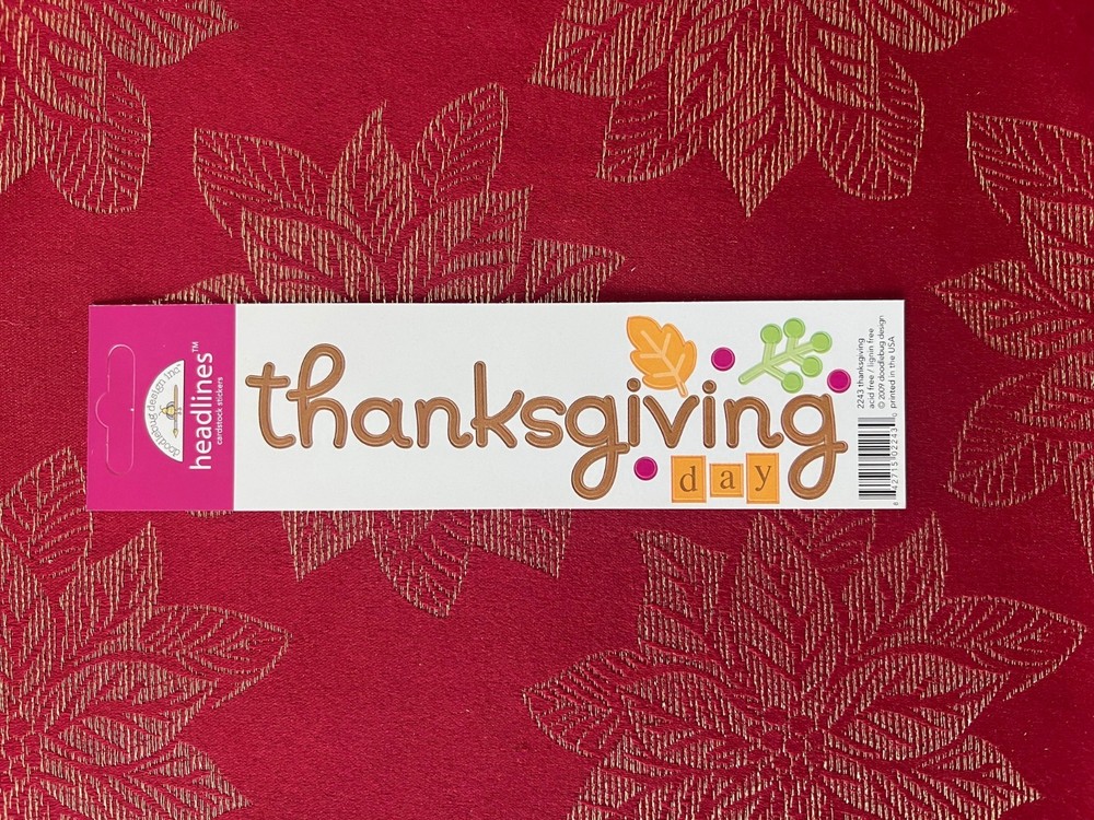 YOU CHOOSE – UPDATED 9/24 FALL THANKSGIVING Rare Jolee’s Stickopotamus Doodlebug