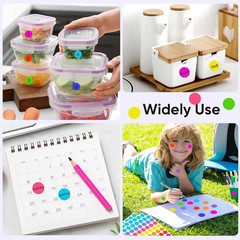 Color Coding Labels 1400 Pieces Round Stickers Sticky Dots for Office Classroom