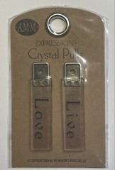 All My Memories Expressions Crystal Pulls (5) packages of 2: Love, Wedding