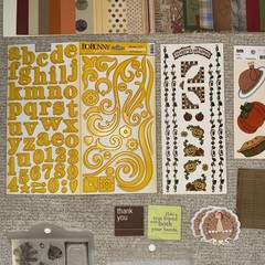FALL/THANKSGIVING Themed Embellishments Kit