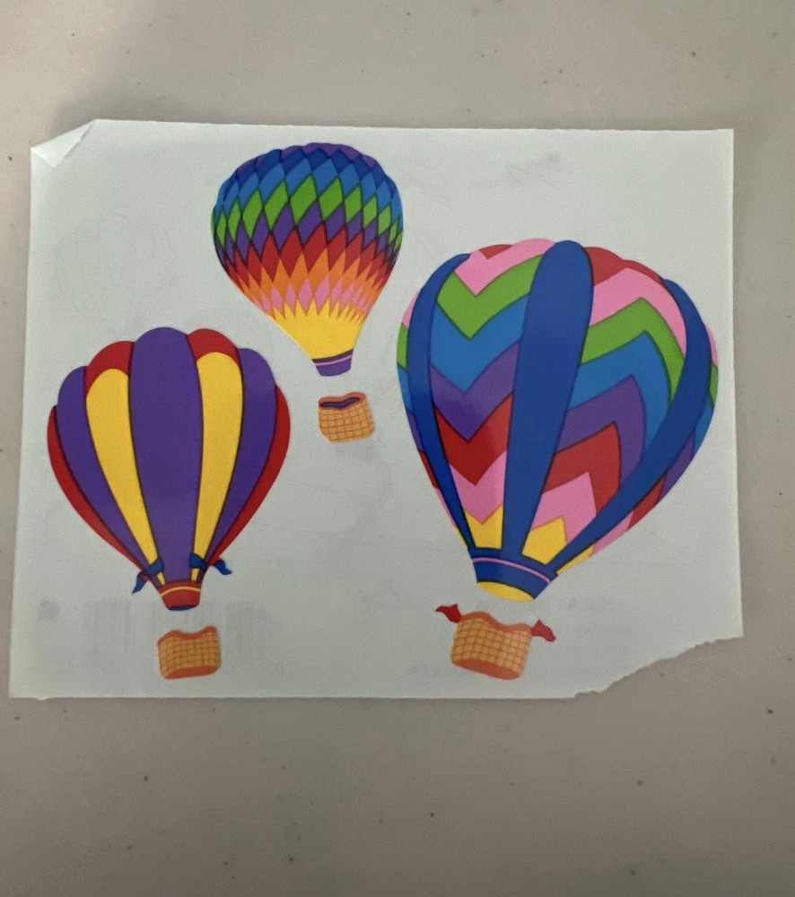 Mrs. Grossman’s Large Stickers Hot Air Balloons 1/2 Sheets