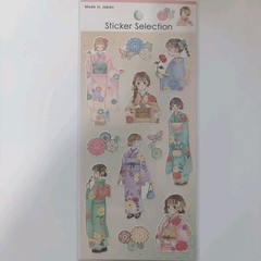 Sticker Sheet set Japanese Culture and Food Made in Japan