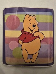 Vintage Smile Makers Winnie The Pooh Stickers Lot of 5 2.5 x 2.5 Inches