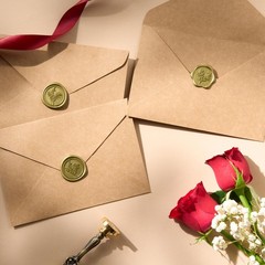 Wax Seal Stickers (60 Pcs, 3 Designs in 1 Pack) Premium Envelope Seal Sticker…