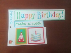 SCRAPBOOK – BIRTHDAY- STICKERS/BRADS – LOT OF 10 – NEW