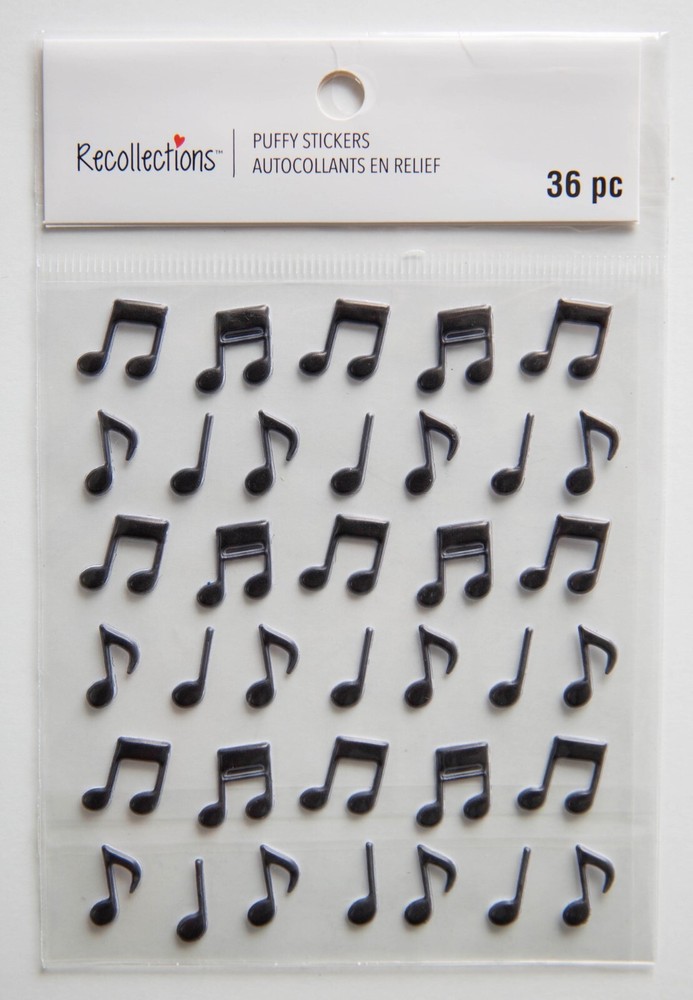 Recollections Stickers, Music Theme, You Pick!