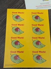 Vintage 90s MacMillan Encouraging Bugs Large Sticker Sheets 4 Sheets Lady Bugs