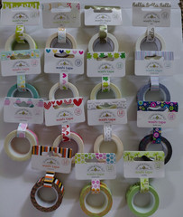 Crafts Doodlebug Lot 15 Rolls Washi Tape Variety Stripes Hearts Numbers $60+ RTV