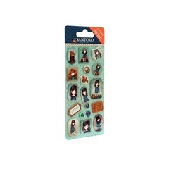YOU BROUGHT ME LOVE PUFFY STICKER SHEET-Santoro Gorjuss Girls-Embellishment