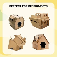 100 Pack Thin Chipboard Sheets 8.5×11 – Lightweight Craft Board for Book Binding