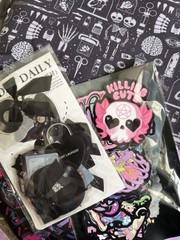 Goth Pastel Baphomet Stationery 200 Sticker Kit Vinyl Scrapbook Huge Lot
