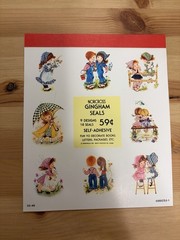 Vintage NORCROSS Gingham Seals 18 Seals 9 Designs