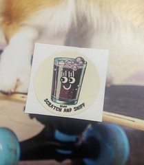 WW Small ScratchNSniff Sticker Mod Grape Soda Scent