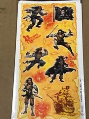 New Hallmark Party Express Pirates Of The Carribean Stickers- 4 Sheets