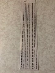 THE PAPER STUDIO 3D ADHESIVE GEMS ASSORTED SIZES 12.2” STRIPS 9PCS