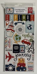 Echo Park 6 x 12 Chipboard Accents Multiple Variations-You Choose