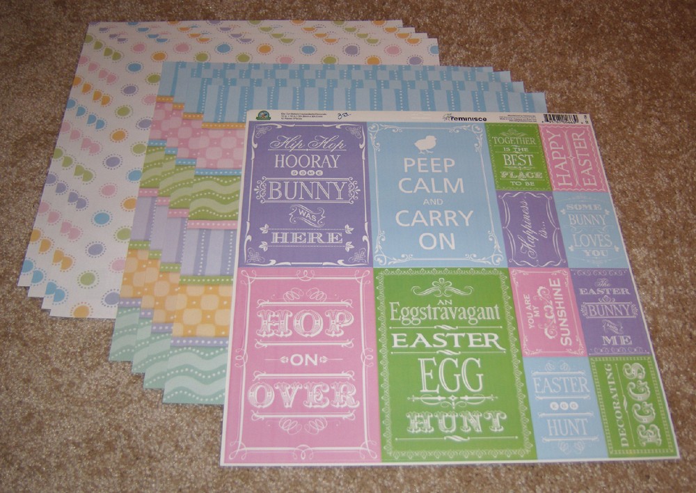 Karen Foster/Reminisce Easter Paper/Sticker Kit