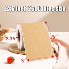 3 x 5 Inch 250Pcs Rectangle Color Coding Stickers,Strong Adhesion Easy to Wri…