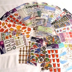 SPRING CLEARANCE! 334 PACKS BY RECOLLETIONS,JOLEE’S,STICKO AND MORE! SEE DESCRIP