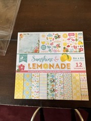 Little Birdie Card Stock Pack 6“ X 6“ 24 Pack Sunshine And Lemonade
