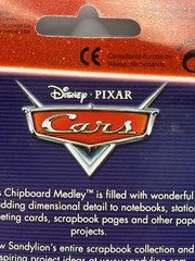 Disney Pixar Cars Chipboard Medley Sandylion Scrapbook Accents 18 Pc NIP