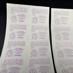 Vintage Sandylion Mickey Mouse And Friends Stickers Lot Of 3 New Maxi