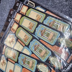 Lot of 10 Graphic 45 Artisan Style Bundle Chipboard & Tags Pockets Art Deco