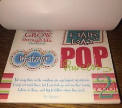Deja Views Girl Talk Friends Hang Out Tablet Scrapbook Stickers Craft POS-125