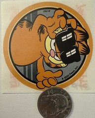 GARFIELD CIRCLE #2 Stickers Nickelodeon•Animal•Cat•Chubby•Cartoon•Card Making•