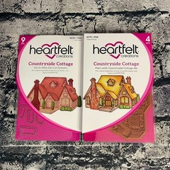 Heartfelt Creations COUNTRYSIDE COTTAGE Stamps & Die Set HCDI 7332 HCPC 3938