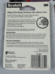 4x 3M Scotch Tie-Downs Adhesive Dots 2x Jewel 2x Pastel 20-Pieces Each Acid Free