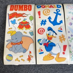 Vintage Sandylion Disney Sticker Sheets Tinker Bell Donald Pluto Big Unused