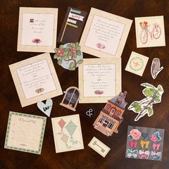130+ Pc. Lot Junk Journal Scrapbook Ephemera Embellishments