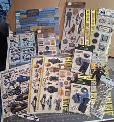 Police Stickers Paper Scrapbooking Supplies 3D Uniform Car Crafts Motorcycle