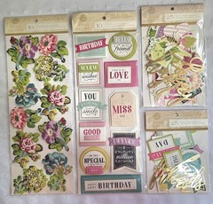 ANNA GRIFFIN «CHARLOTTE COLLECTION» 4-Pack EMBELLISH LOT 70 Pcs NIP HTF (PA25)