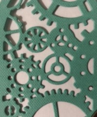 GEAR TAG Die-Cuts(4pc)Steampunk •Cogs•Metal•Sprocket•Earthtone •Machine•Antique