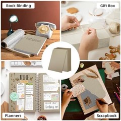 25 Sheets 12.5×10″ Book Board 2 mm 80 PT for Book Binding Thick Grey Board for B