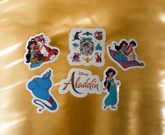 Sticker Pack | Aladdin | Jasmine | Genie | Clear