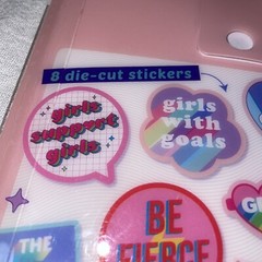 NEW Ooly GRL PWR Girl Power Strawberry Scented Scratch & Sniff Sticker
