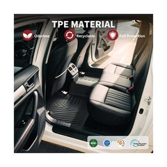 YITAMOTOR Gen2 Floor Mats Fits for 2014-2021 Toyota Tundra CrewMax Cab (with …